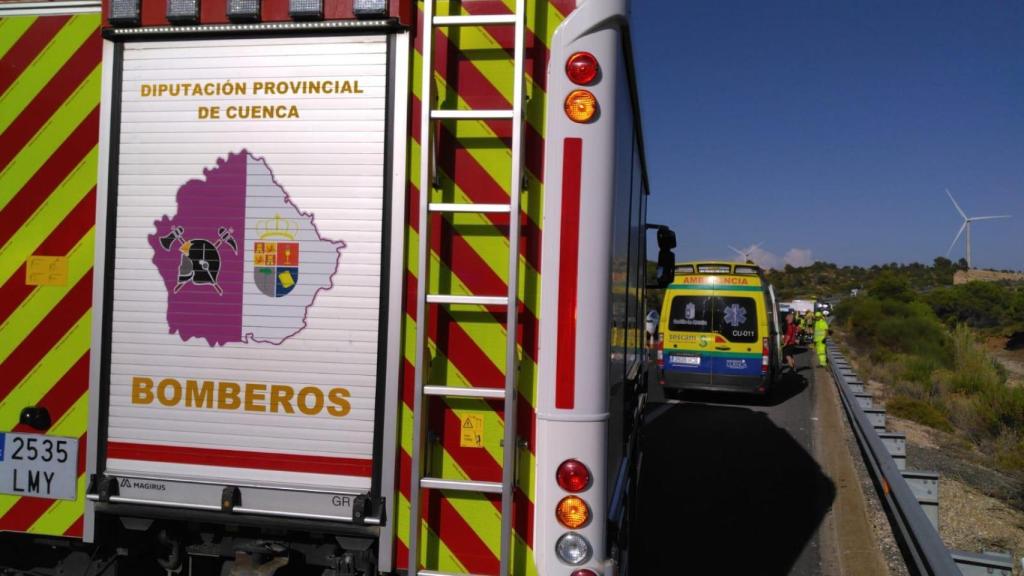 Imagen de archivo de los bomberos de la Diputación de Cuenca.