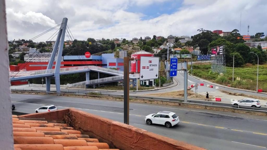 Vista de Lavedra desde una de las habitaciones de la casa.
