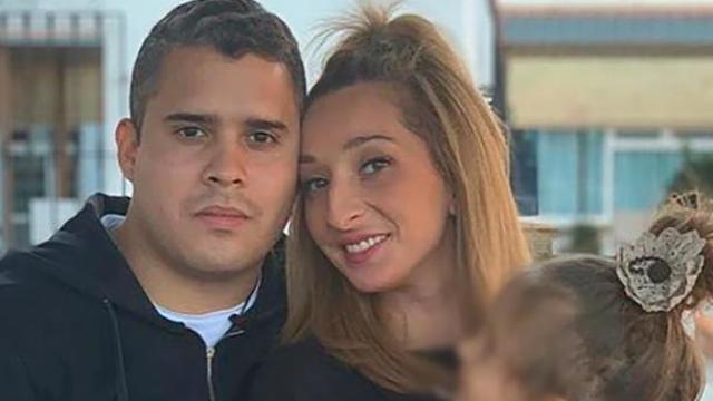 Michu, José Fernando y la pequeña.