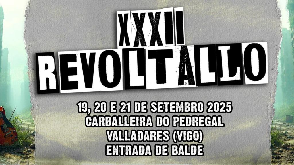 Cartel de la edición del 2025 del Revoltallo de Música e Cultura Emerxente