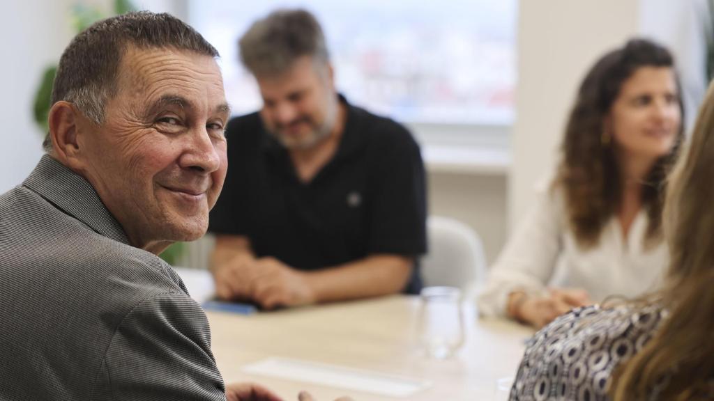 Arnaldo Otegi, en una reunión de EH Bildu.