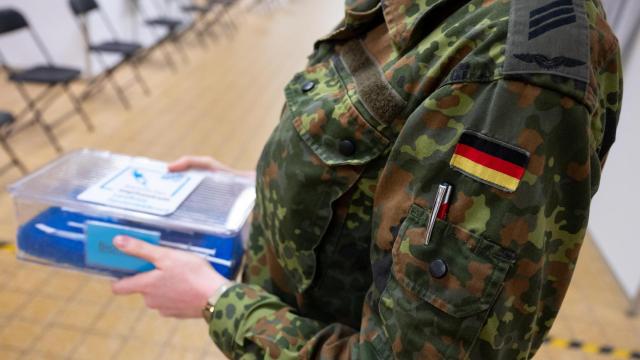 Un militar alemán en una imagen de archivo