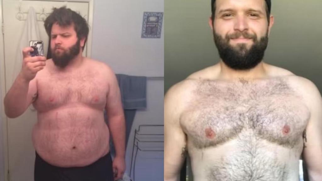 Pedro Pérez adelgazó 23 kilos en tres meses.