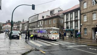 Despliegue policial en el lugar del atropello