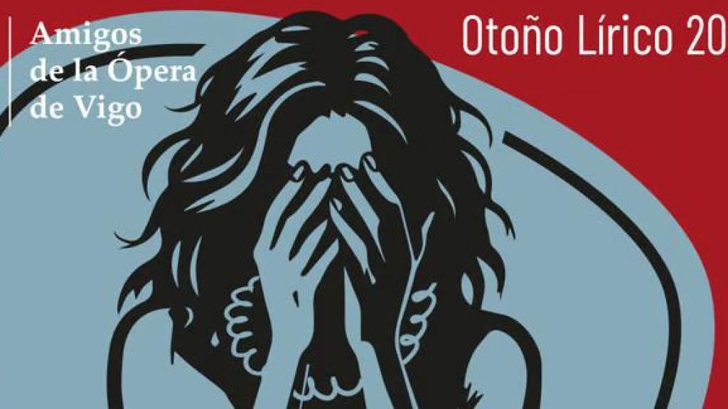 Cartel de la primera función doble del Otoño Lírico 2025: 'La dama de Montecarlo' y 'La voz humana'