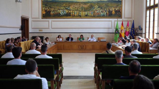 Pleno de la Diputación de Toledo celebrado este viernes.