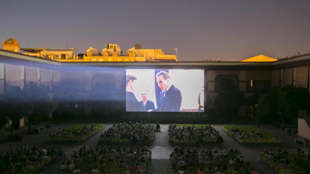 Imagen de archivo del 'Cine de Verano Patio' de la Diputación