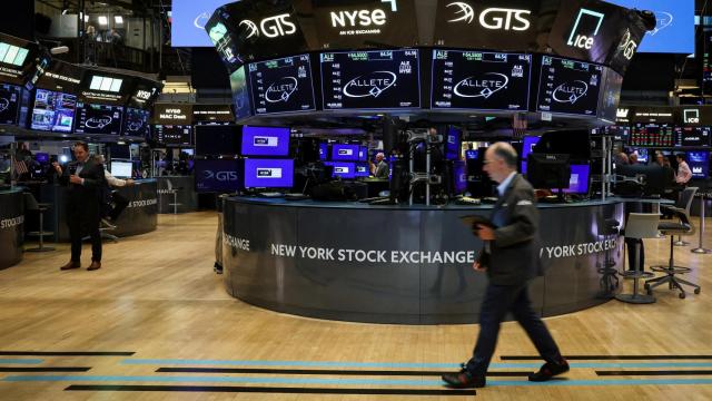 Interior de la Bolsa de Nueva York.