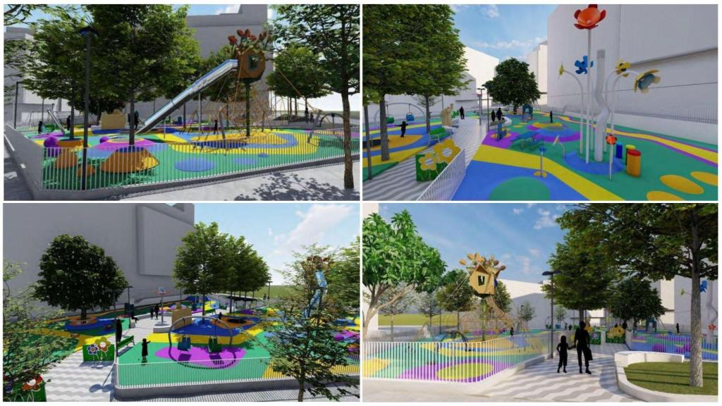 Infografías del nuevo macroparque infantil de Vigo