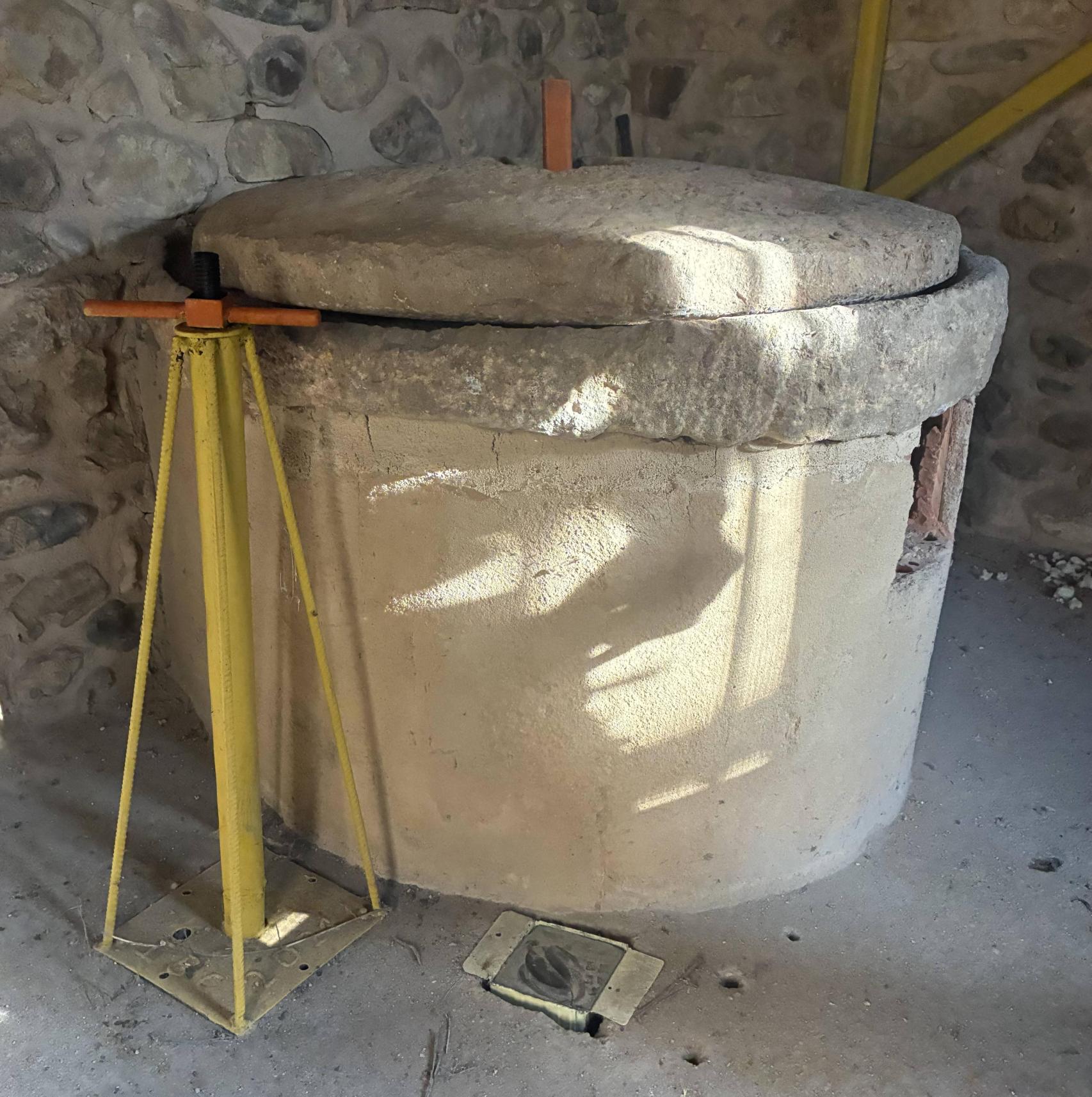 Detalle de mecanismos de un molino