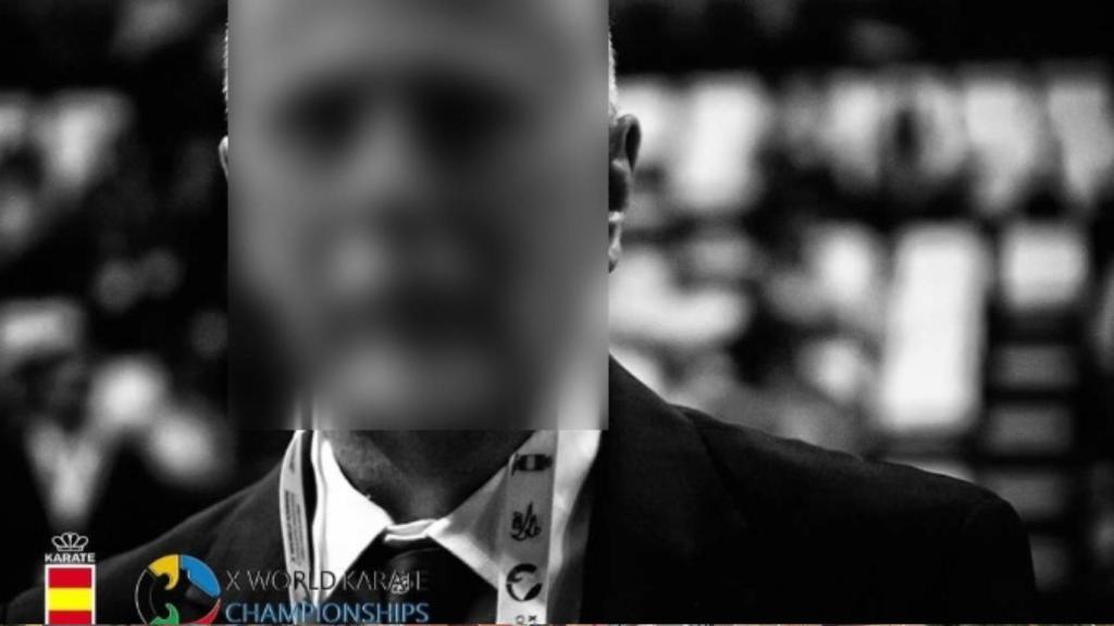 Una imagen difuminada del detenido.