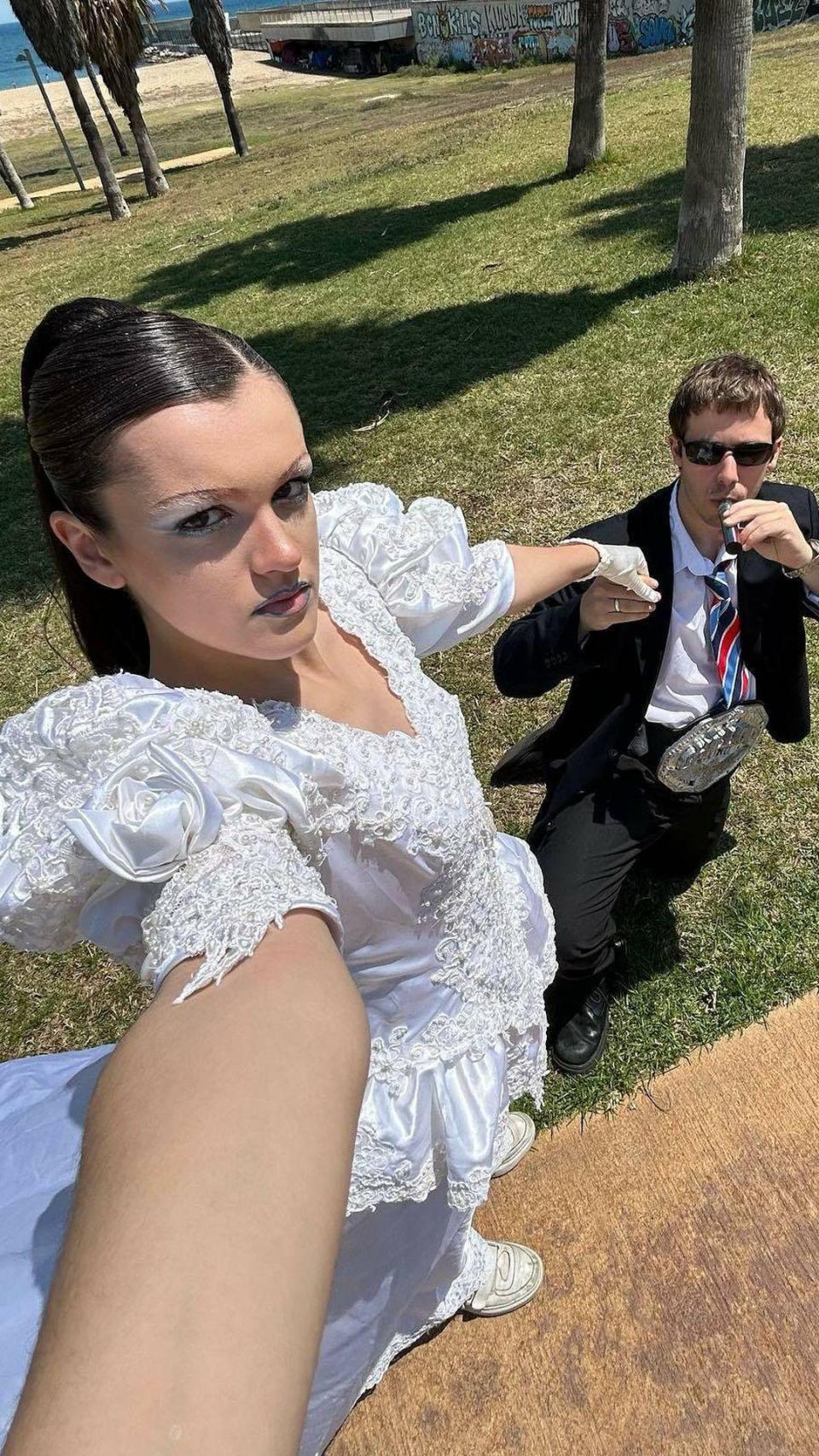 Amaia Romero y Daniel Dalfó, en una fotografía de sus redes sociales.