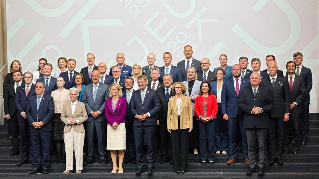 Foto de grupo del encuentro de ministros de Defensa en Copenhague