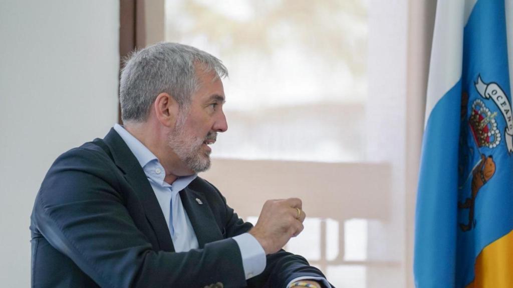 El presidente del gobierno de Canarias, Fernando Clavijo.