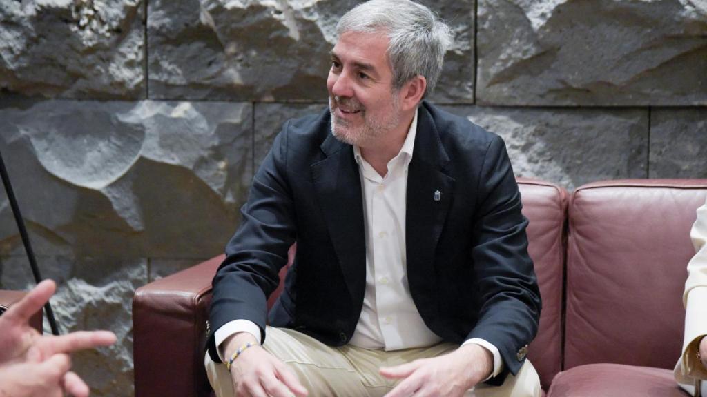El presidente del gobierno de Canarias, Fernando Clavijo.