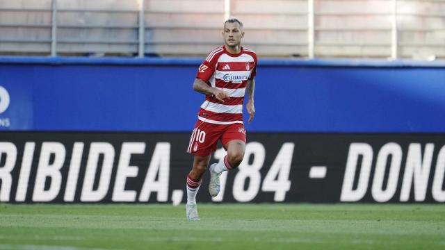 Stoichkov en su etapa en Granada.