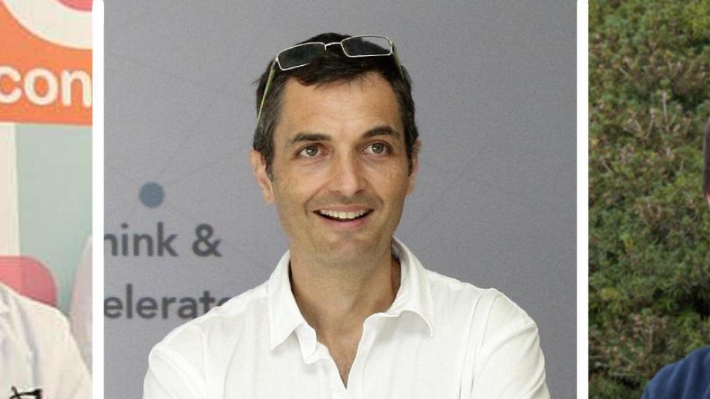 De izquierda a derecha: Alberto Ocaña, Víctor Guallar y Mikel Hernáez.