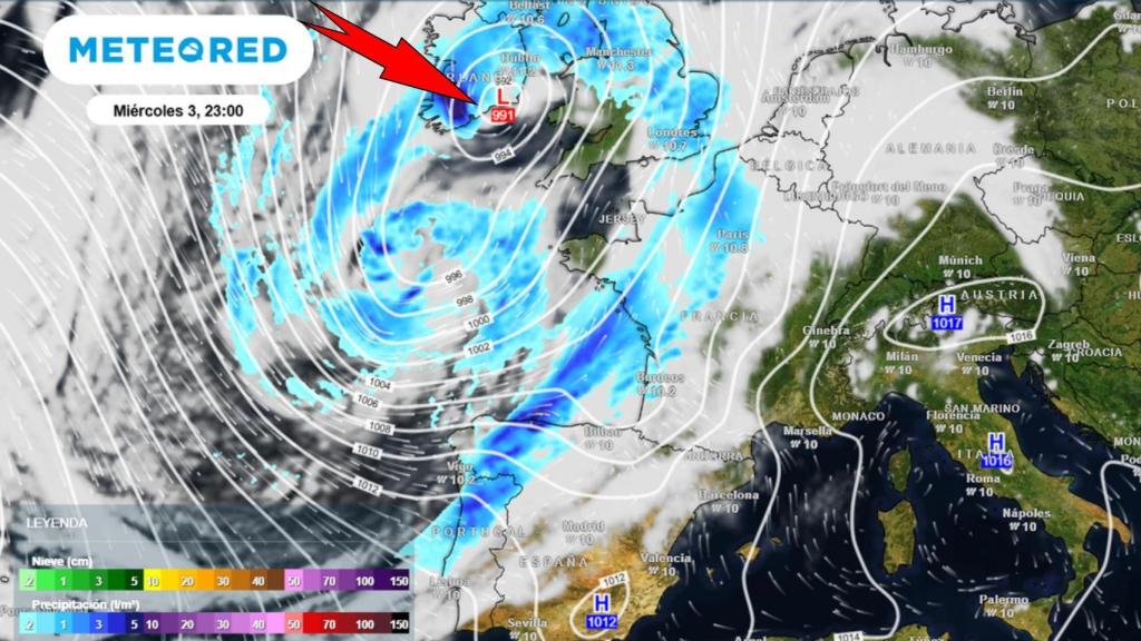 La inestabilidad que afectará a España a comienzos de septiembre. Meteored.