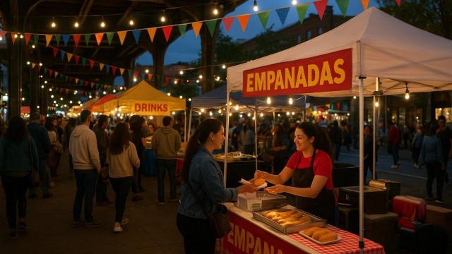 El mercado nocturno que regresa a Queens para celebrar la herencia hispana en Estados Unidos