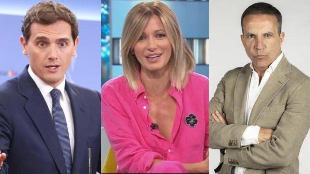 Albert Rivera, Susanna Griso y Cristóbal Soria.