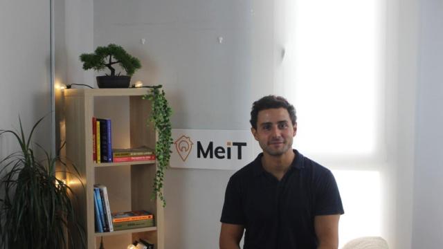 Jaime Cerezo, cofundador de la plataforma en la oficina de Meit.