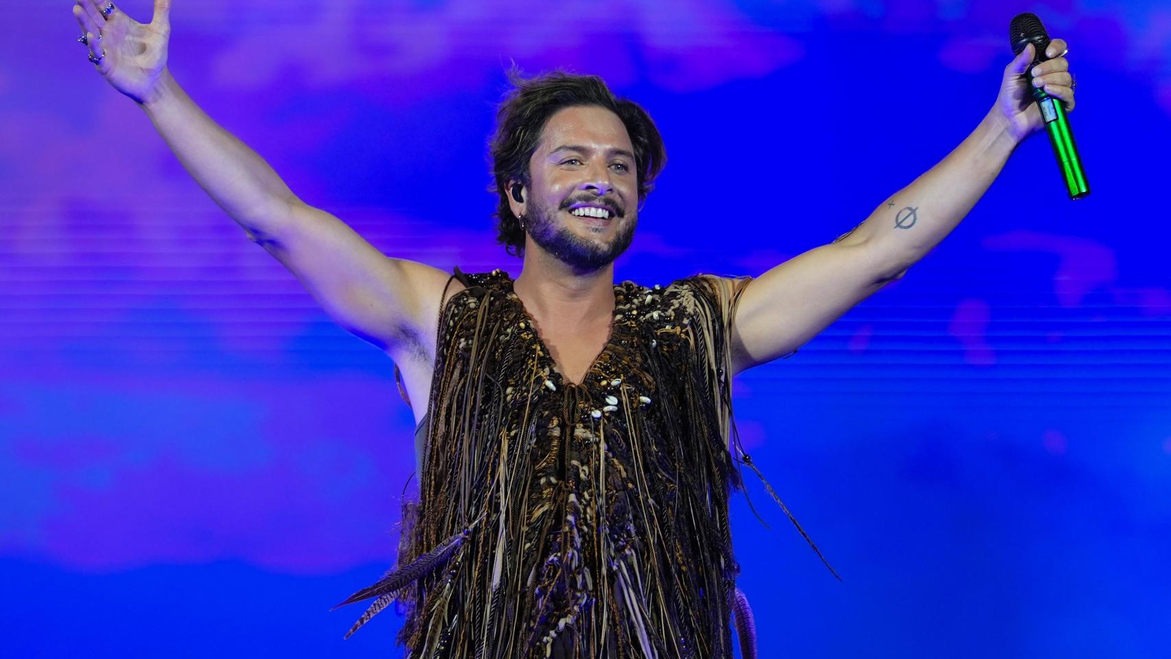 Manuel Carrasco, en su concierto de este 2025 en La Cartuja de Sevilla.