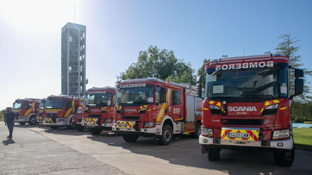 Camiones de Bomberos del Consorcio Provincial de Sevilla.