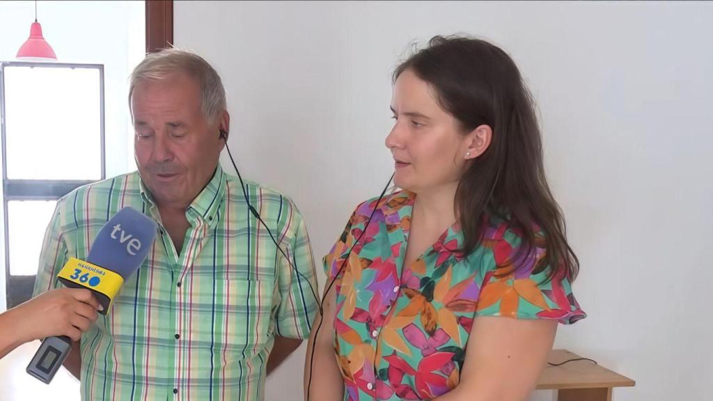 José y su hija Débora, afectados por los impagos de su inquilina.