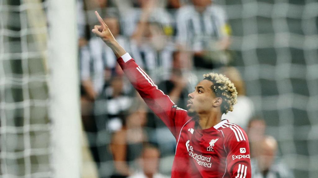 El delantero francés Hugo Ekitiké, fichado por el Liverpool desde el Frankfurt.