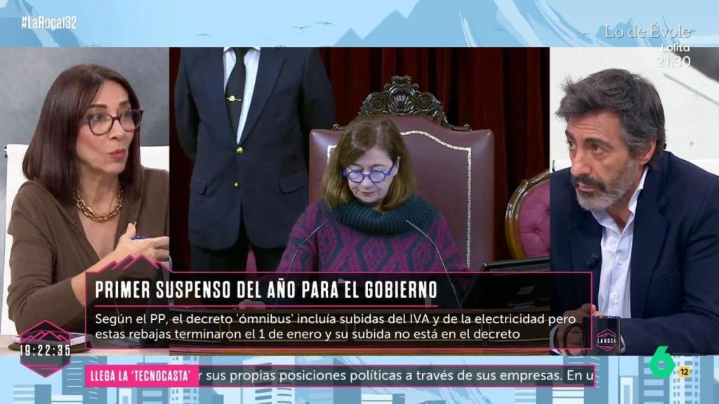 Carmen Ro y Juan del Val en 'La Roca'.