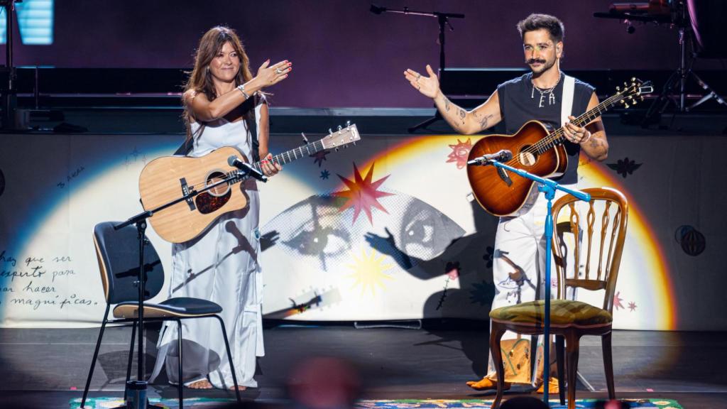 Vanesa Martín y Camilo en Starlite.