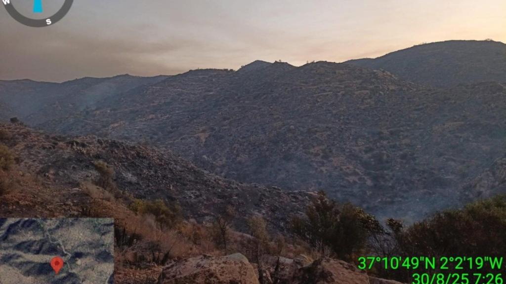 Incendio de Lubrín, en Almería.