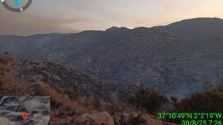 Incendio de Lubrín, en Almería.