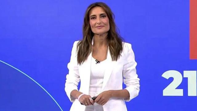 Leticia Iglesias en 'Informativos Telecinco'.