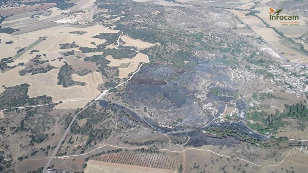 Incendio de Loranca de Tajuña (Guadalajara).