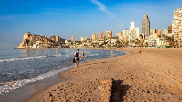 Imagen de archivo de una playa de Benidorm. Ayuntamiento de Benidorm