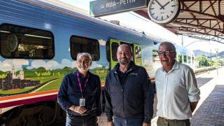 Imagen de la puesta de largo de estos trenes.
