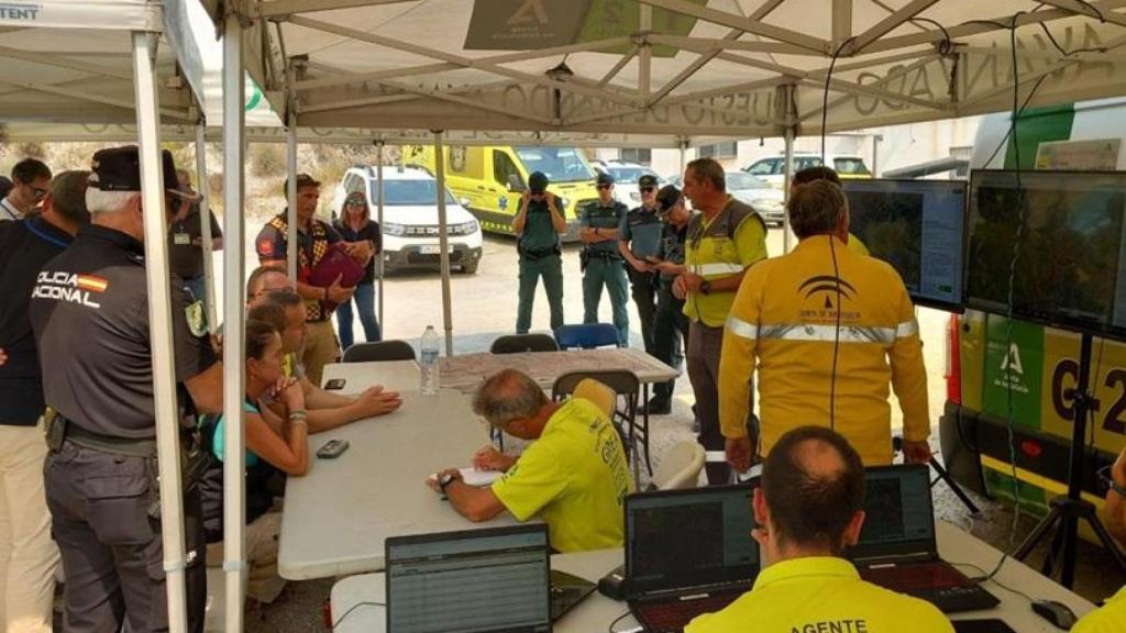 Puesto de Mando Avanzado en Lubrín.