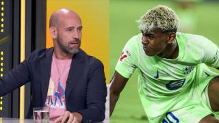 Gonzalo Miró y Lamine Yamal.