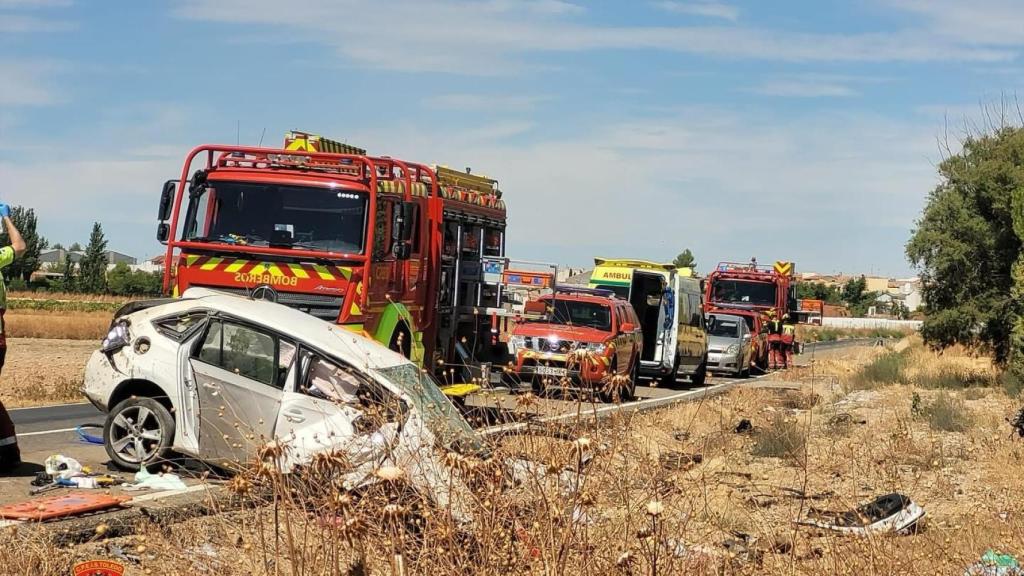 Imagen del accidente publicada por el CPEIS.