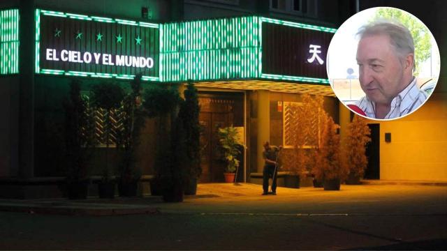 Fotomontaje del karaoke de Parla y un vecino de la zona.