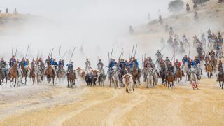 Primero de los encierros de las fiestas de la Virgen del Rosario de Cuéllar