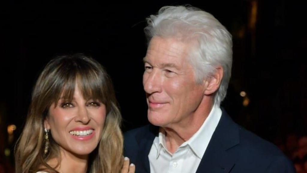 Alejandra Silva y Richard Gere, en una imagen de sus redes sociales.