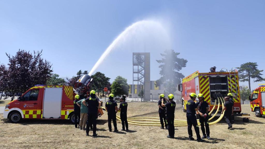 Imagen de la formación a los nuevos cabos-jefe de la Diputación de Segovia