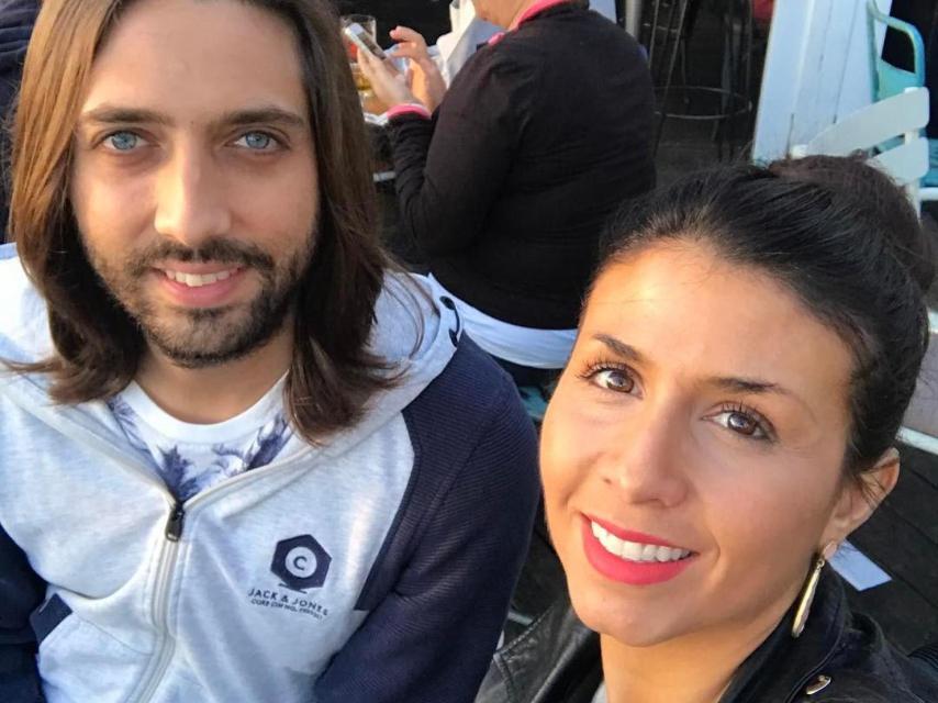 Sara Verdasco y Juan Carmona, en una imagen de sus redes sociales.