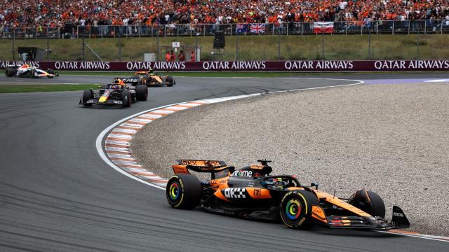 Piastri, por delante de Verstappen en el GP de Países Bajos.