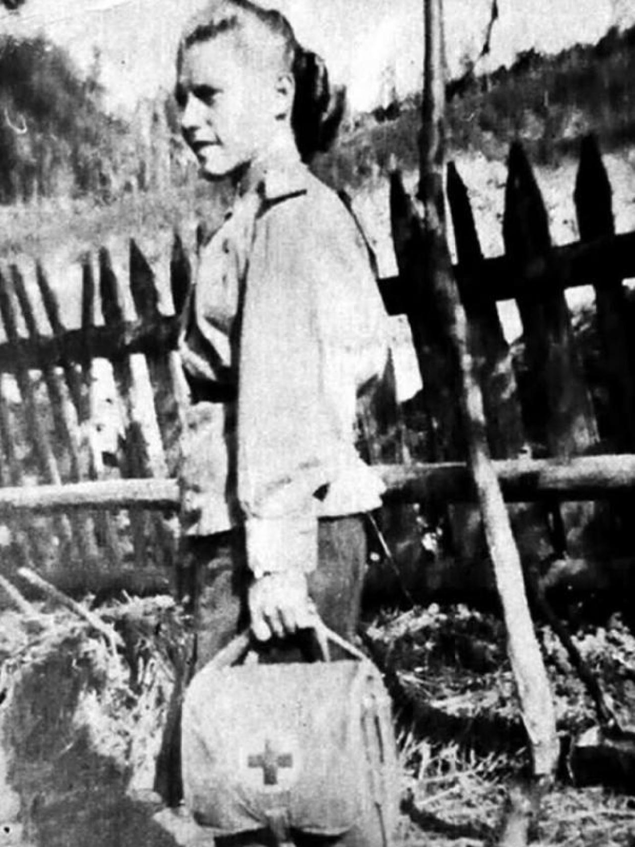 María Koltakova, recién alistada al Ejército Rojo, en plena Segunda Guerra Mundial.