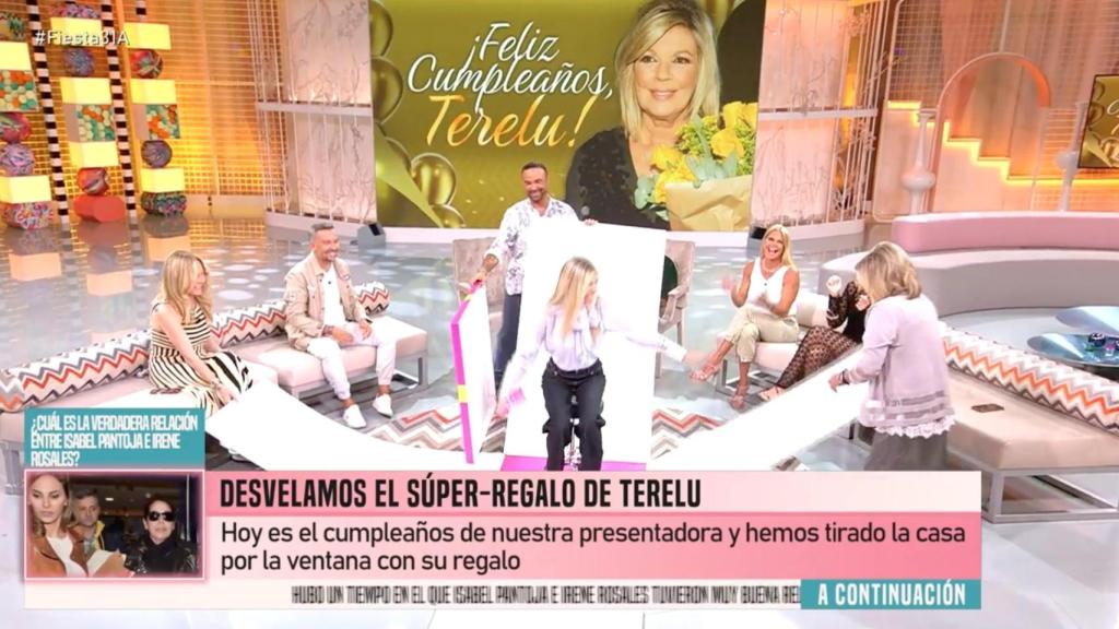 El plató de 'Fiesta'.