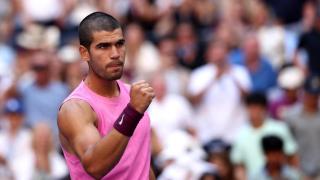 Carlos Alcaraz, en el US Open 2025