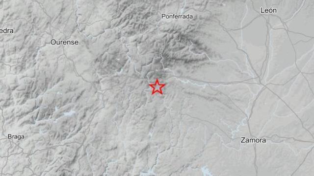 Lugar del terremoto en Hermisende